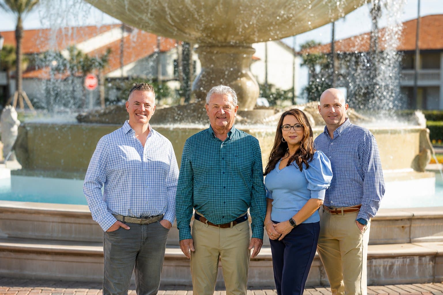 The H2 Advisors partners — David Hoffman, Jay Hoffman, Rebecca Gavidia, and Jim McCarthy